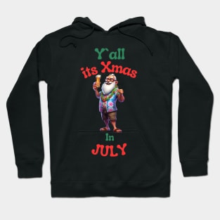 Santa Claus Christmas in July Hoodie